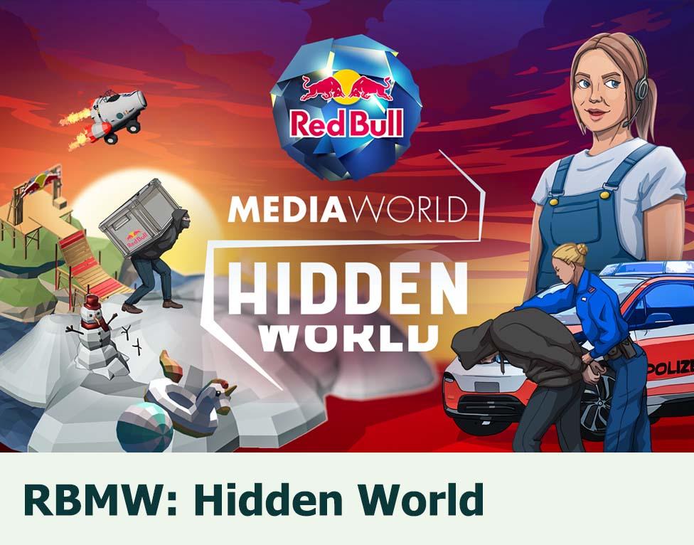 RBMW: Hidden World: The AR scavenger hunt to explore the Red Bull Media World experience at the Swiss Museum of Transport.